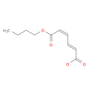 2,4-Hexadienedioic acid, monobutyl ester, (Z,E)-