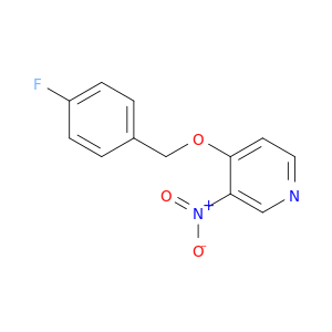 Pyridine, 4-[(4-fluorophenyl)methoxy]-3-nitro-