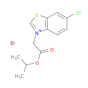 Benzothiazolium, 6-chloro-3-[2-(1-methylethoxy)-2-oxoethyl]-, bromide