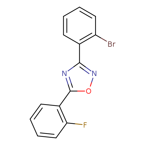 3-(2-溴苯基);-5-(2-氟苯基);-1,2,4-噁二唑