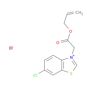 Benzothiazolium, 6-chloro-3-[2-oxo-2-(2-propenyloxy)ethyl]-, bromide