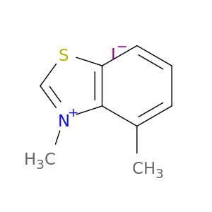 Benzothiazolium, 3,4-dimethyl-, iodide