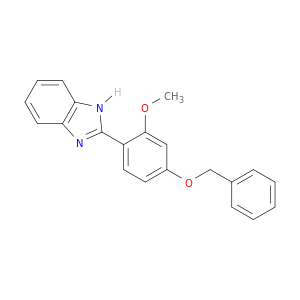 1H-Benzimidazole, 2-[2-methoxy-4-(phenylmethoxy)phenyl]-