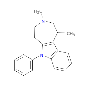 Azepino[4,5-b]indole, 1,2,3,4,5,6-hexahydro-1,3-dimethyl-6-phenyl-