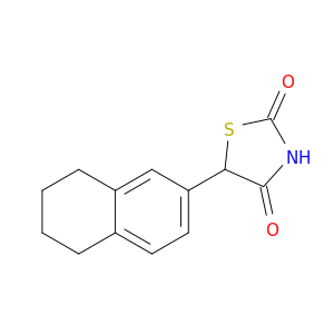 2,4-Thiazolidinedione, 5-(5,6,7,8-tetrahydro-2-naphthalenyl)-