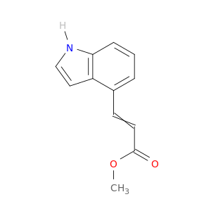 2-Propenoic acid, 3-(1H-indol-4-yl)-, methyl ester