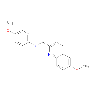 Benzenamine, 4-methoxy-N-[(6-methoxy-2-quinolinyl)methylene]-