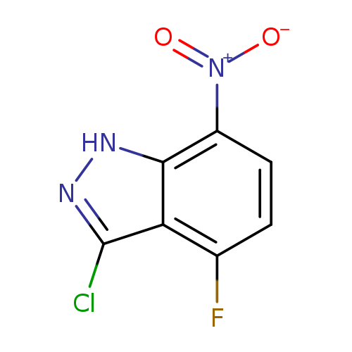 3-Chloro-4-fluoro-7-nitro (1H)Indazole