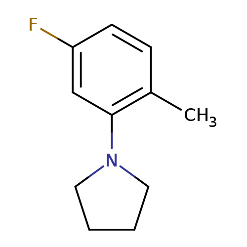 1-(5-Fluoro-2-methylphenyl)pyrrolidine