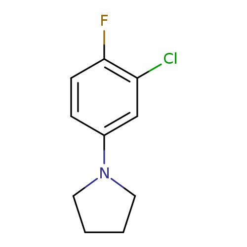 1-(3-Chloro-4-fluorophenyl)pyrrolidine