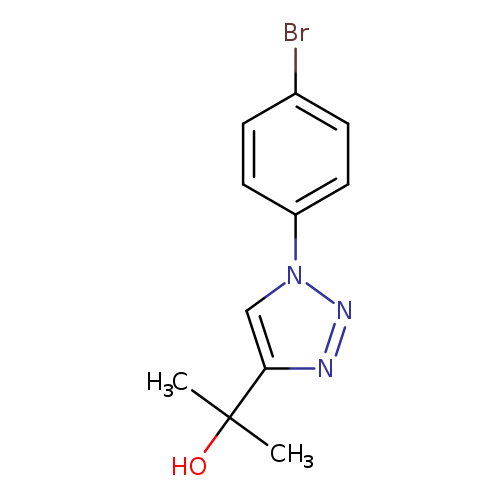 2-(1-(4-Bromophenyl)-1H-1,2,3-triazol-4-yl)propan-2-ol