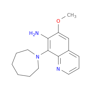 7-Quinolinamine, 8-(hexahydro-1H-azepin-1-yl)-6-methoxy-