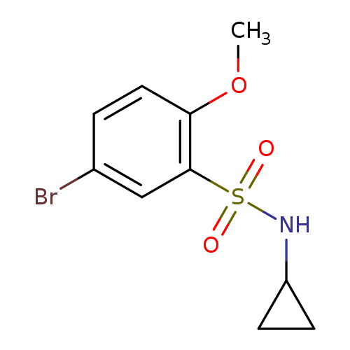 5-bromo-N-cyclopropyl-2-methoxybenzenesulfonamide