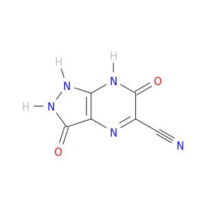 1H-Pyrazolo[3,4-b]pyrazine-5-carbonitrile,2,3,6,7-tetrahydro-3,6-dioxo-