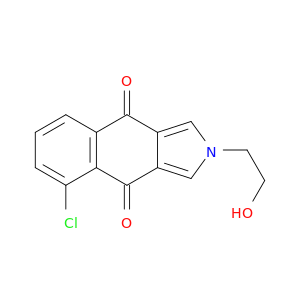 2H-Benz[f]isoindole-4,9-dione, 5-chloro-2-(2-hydroxyethyl)-