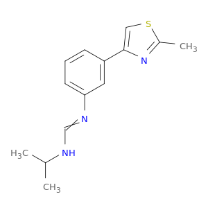 Methanimidamide, N-(1-methylethyl)-N'-[3-(2-methyl-4-thiazolyl)phenyl]-