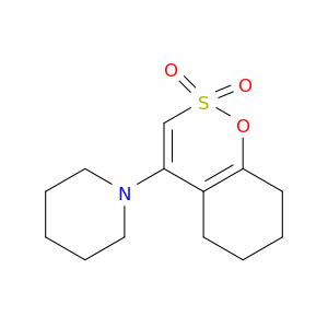 Piperidine, 1-(5,6,7,8-tetrahydro-2,2-dioxido-1,2-benzoxathiin-4-yl)-