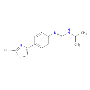 Methanimidamide, N-(1-methylethyl)-N'-[4-(2-methyl-4-thiazolyl)phenyl]-