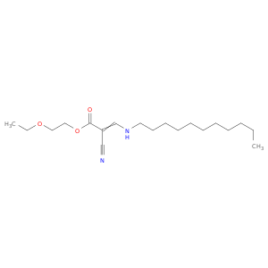 2-Propenoic acid, 2-cyano-3-(undecylamino)-, 2-ethoxyethyl ester