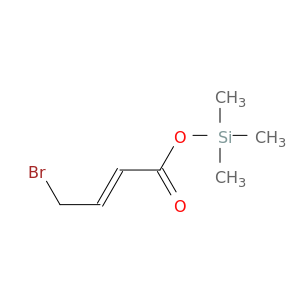 2-Butenoic acid, 4-bromo-, trimethylsilyl ester, (E)-