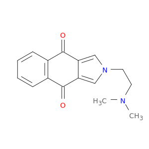2H-Benz[f]isoindole-4,9-dione, 2-[2-(dimethylamino)ethyl]-