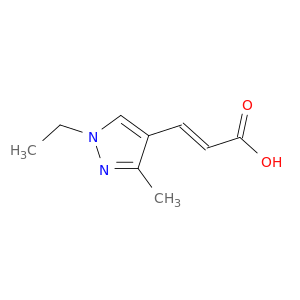 (2E)-3-(1-ethyl-3-methyl-1H-pyrazol-4-yl)acrylic acid