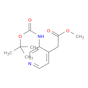 methyl 2-[3-[(2-methylpropan-2-yl)oxycarbonylamino]pyridin-4-yl]acetate