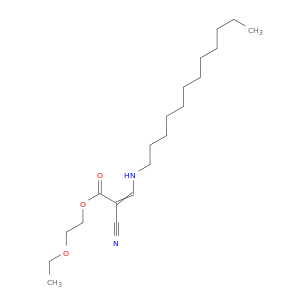 2-Propenoic acid, 2-cyano-3-(dodecylamino)-, 2-ethoxyethyl ester