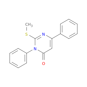 4(3H)-Pyrimidinone, 2-(methylthio)-3,6-diphenyl-