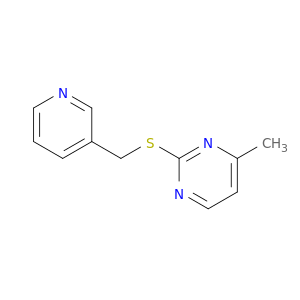 Pyrimidine, 4-methyl-2-[(3-pyridinylmethyl)thio]-