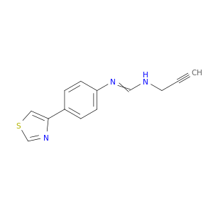 Methanimidamide, N-2-propynyl-N'-[4-(4-thiazolyl)phenyl]-