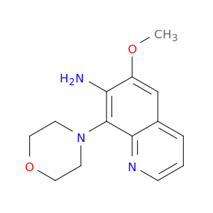 7-Quinolinamine, 6-methoxy-8-(4-morpholinyl)-
