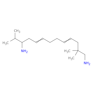 4,8-Tridecadiene-1,11-diamine, 2,2,12-trimethyl-