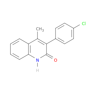 2(1H)-Quinolinone, 3-(4-chlorophenyl)-4-methyl-