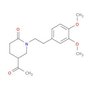2-Piperidinone, 5-acetyl-1-[2-(3,4-dimethoxyphenyl)ethyl]-
