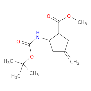 methyl 4-methylidene-2-[(2-methylpropan-2-yl)oxycarbonylamino]cyclopentane-1-carboxylate
