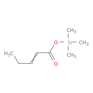2-Pentenoic acid,trimethylsilyl ester, (E)- (9CI)