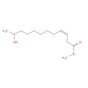 3-Dodecenoic acid, 11-hydroxy-, methyl ester, (Z)-