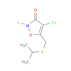 3(2H)-Isoxazolone, 4-chloro-5-[[(1-methylethyl)thio]methyl]-