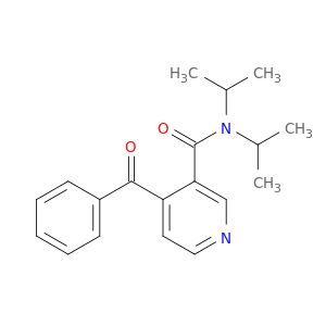 3-Pyridinecarboxamide, 4-benzoyl-N,N-bis(1-methylethyl)-