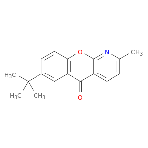 5H-[1]Benzopyrano[2,3-b]pyridin-5-one, 7-(1,1-dimethylethyl)-2-methyl-