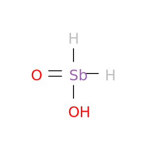 Stibine oxide, hydroxy-