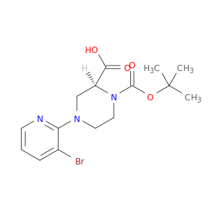 (2S)-4-(3-溴-2-吡啶基)-1,2-哌嗪二羧酸 1-叔丁酯