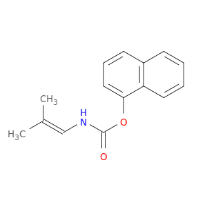 Carbamic acid, (2-methyl-1-propenyl)-, 1-naphthalenyl ester