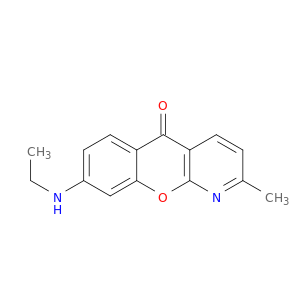 5H-[1]Benzopyrano[2,3-b]pyridin-5-one, 8-(ethylamino)-2-methyl-