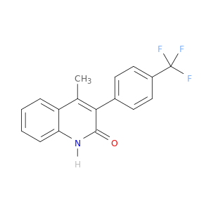 2(1H)-Quinolinone, 4-methyl-3-[4-(trifluoromethyl)phenyl]-