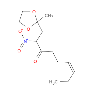 6-Nonen-3-one, 1-(2-methyl-1,3-dioxolan-2-yl)-2-nitro-, (Z)-