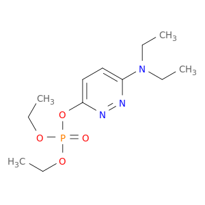 Phosphoric acid, 6-(diethylamino)-3-pyridazinyl diethyl ester