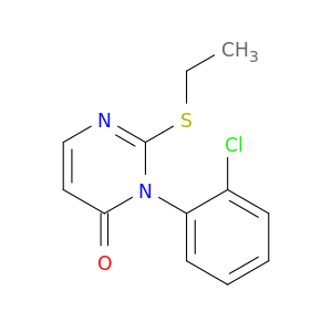 4(3H)-Pyrimidinone, 3-(2-chlorophenyl)-2-(ethylthio)-