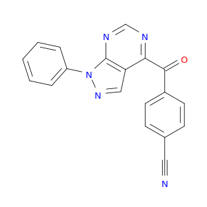 Benzonitrile, 4-[(1-phenyl-1H-pyrazolo[3,4-d]pyrimidin-4-yl)carbonyl]-
